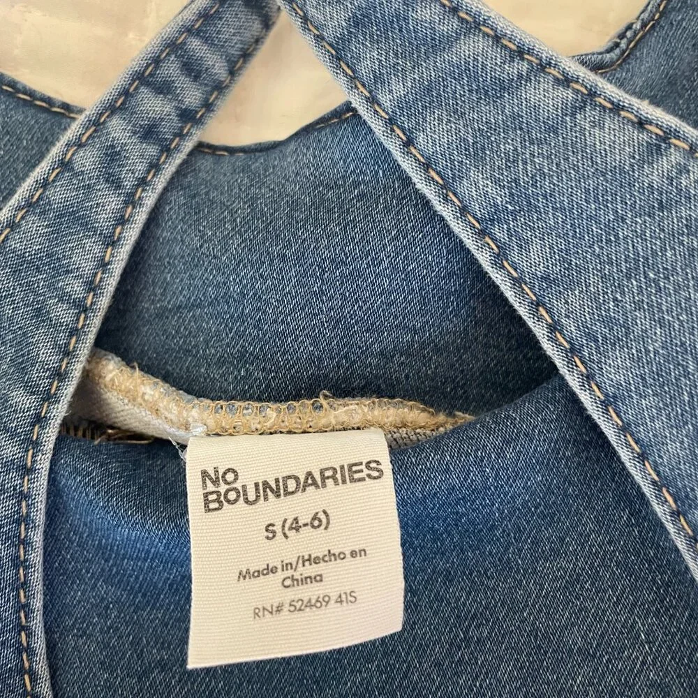 Denim Strappy Dress Never been worn - Picture 3 of 3